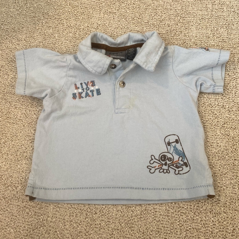 3/$15 SALE Future‎ Skate Legend Blue Boys 3-6 Months Shirt